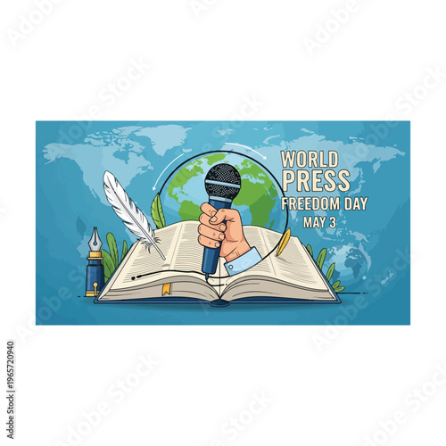 World Press Freedom Day promotes free media journalist safety and expression rights
