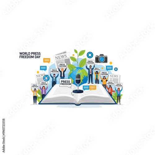 World Press Freedom Day promotes free media journalist safety and expression rights
