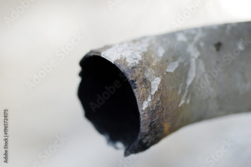 Exhaust of a car