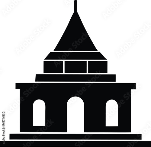 vector illustration of a church
