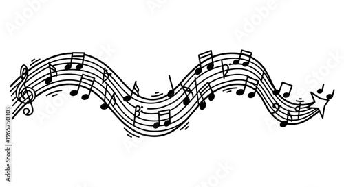 Gemini said

Classical black treble clef and music notes vector illustration featuring a melodic wave pattern and sheet design element on a creative musical background composition