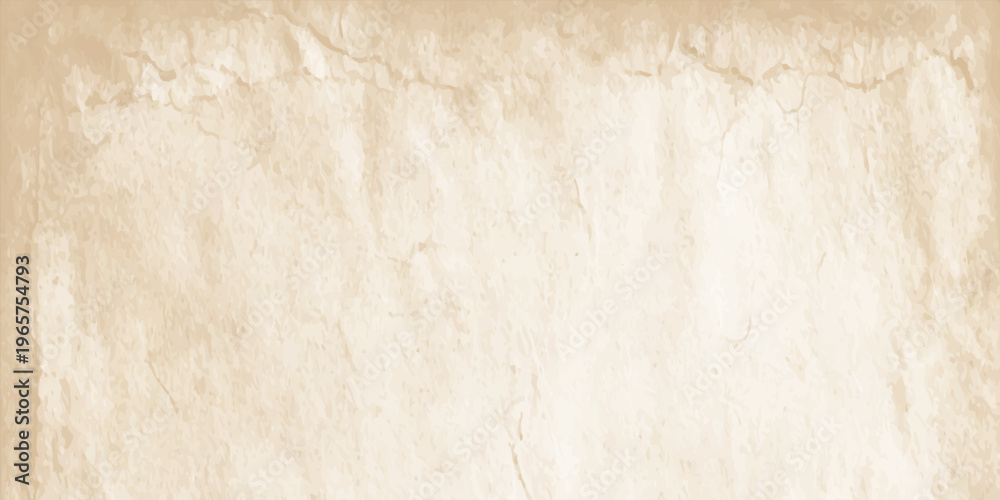 Naklejka premium Antique parchment paper texture with weathered edges and sepia tones for vintage background, scrapbooking and design