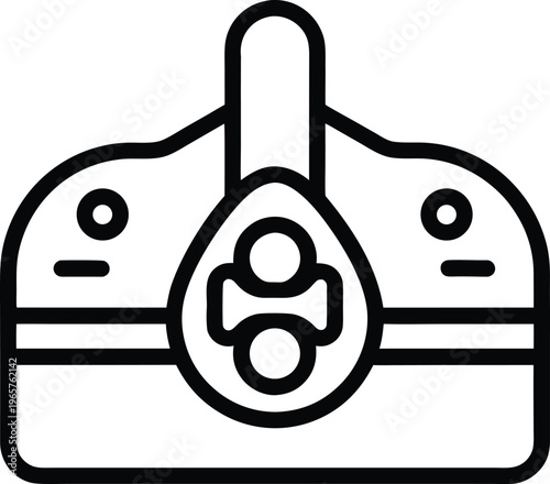 962 cpap machine console with humidifier and mask vector illustration on transparent background