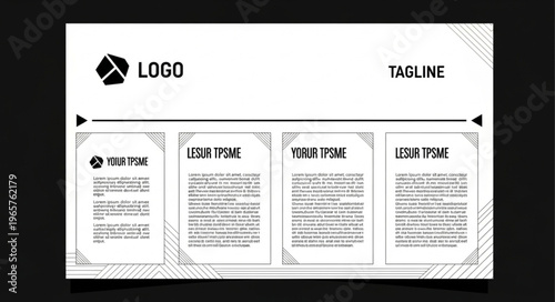 Business Brochure Template Design.