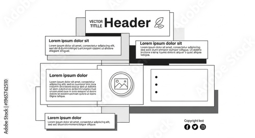 Business Document Template Design.