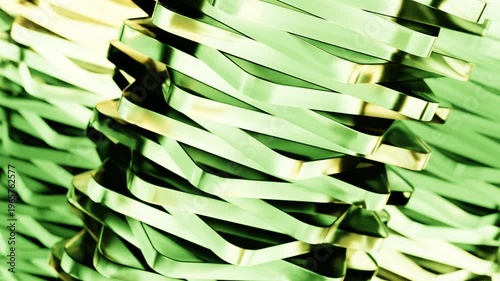 3d rendering of seamless loop abstract motion graphic background