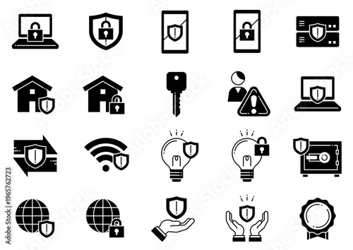 セキュリティアイコン02　Security icons