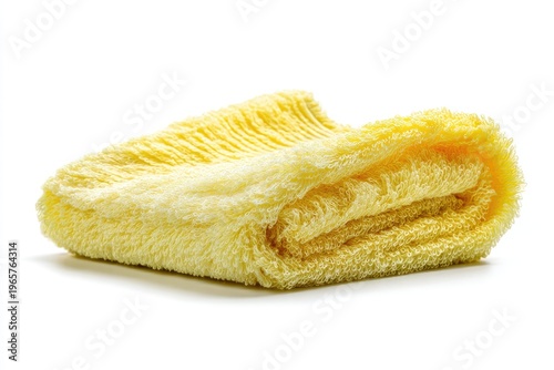 Washcloth isolated on white background