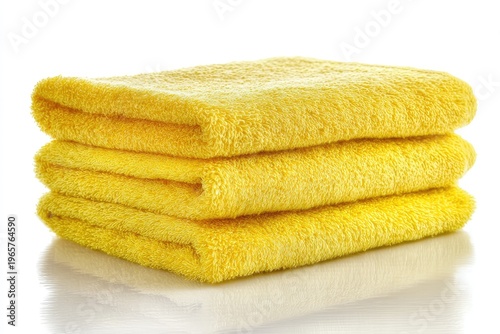 Washcloth isolated on white background