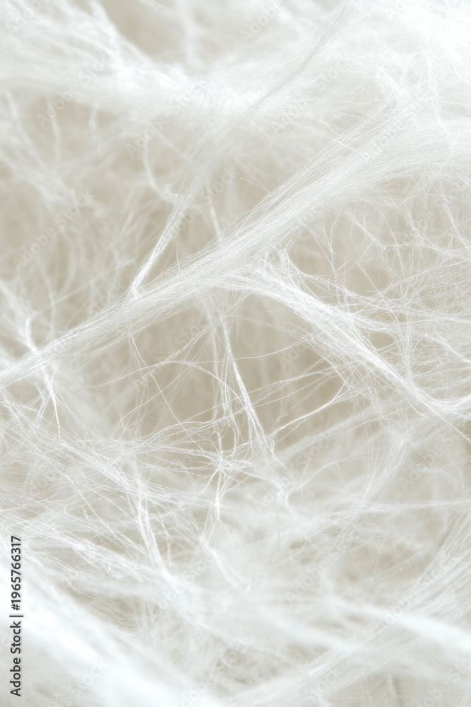 Obraz premium A detailed view of white yarn, suitable for textile or craft projects