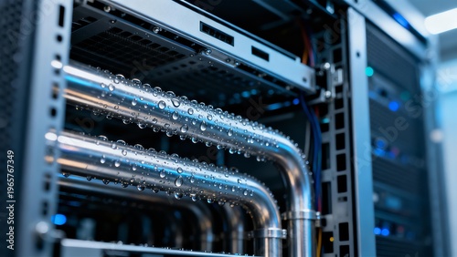 Advanced Server Cooling System with Water Droplets for High-Performance Computing and Data Centers