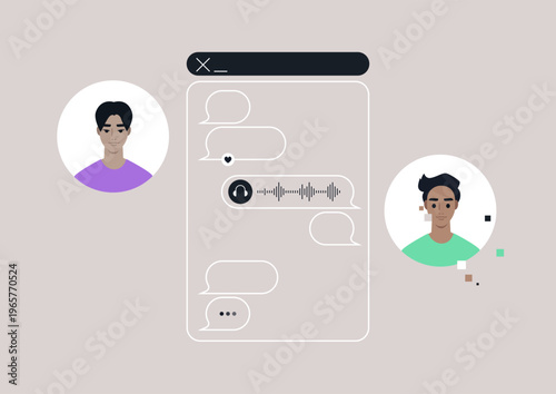 In a warm virtual chat, two people laugh and connect—yet something feels off, One doesn’t realize the other isn’t human, and the warmth hides a quiet, unsettling truth.
