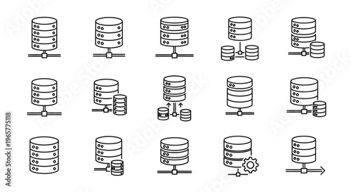 Database servers and storage systems.