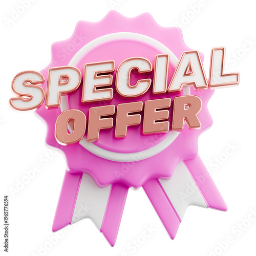 Foto 3D Icon Marketing Discount Sale Business Deal Retail Shopping Shop Tag Promo Ban