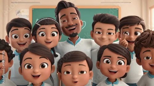 Indian School Kids Bringing Chaos Energy But Still Cute Honestly