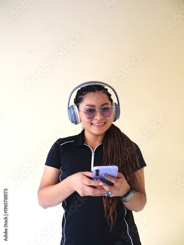 Modern Woman Embracing a Positive and Organized Morning Routine