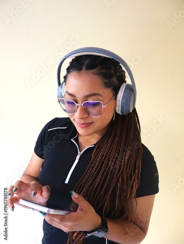 Modern Woman Embracing a Positive and Organized Morning Routine