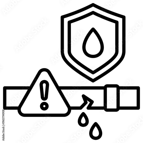 Spill Prevention Icon vector Illustration For Design.