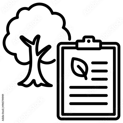 Biodiversity Plan Icon vector Illustration For Design.