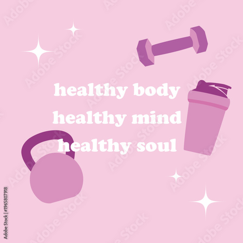 Healthy body, mind, soul. Workout routine in gym, healthy lifestyle.ai