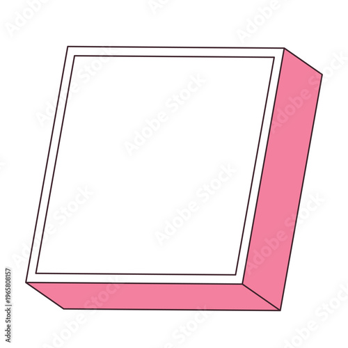 斜め上向きのポップで面白いワイプフレーム｜内部は透過