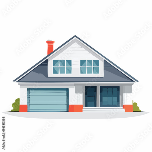 Attractive Modern Family Home With Garage and Bright Windows