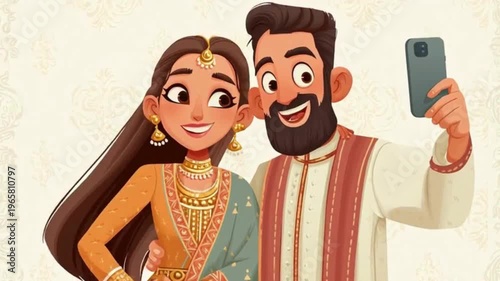 Bengali Couple Just Casually Capturing Love Moments On Their Phones