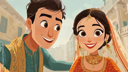 Bengali Couple Taking Selfies Like Main Characters In Love Story