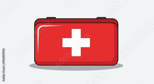World Day for Safety and Health at Work with First Aid Kit