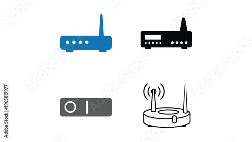 Collection of common networking and internet connectivity devices