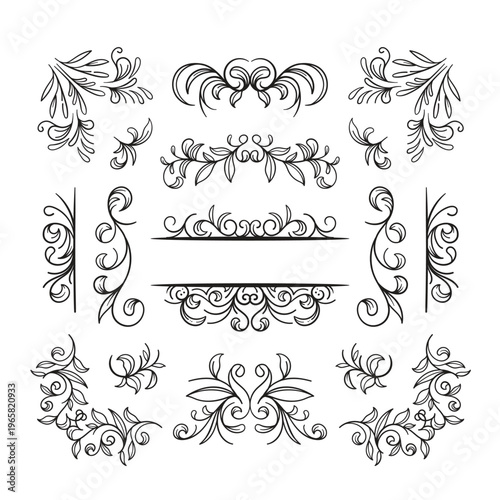 Wedding Hand drawn #wedding album ornaments