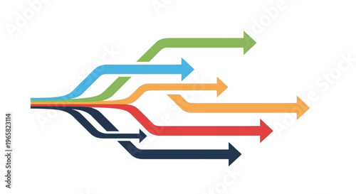 Colorful Arrows Pointing in Different Directions 1.