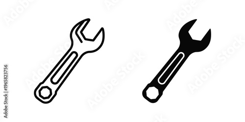 Contrast between a standard and a heavy-duty adjustable wrench design.