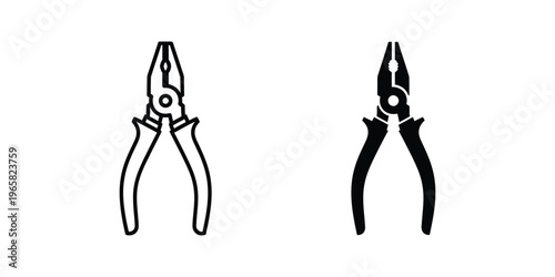 Comparison of two different types of pliers used in various handiwork tasks