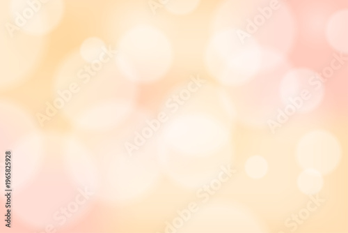 黄色のぼかしグラデーション背景 柔らかい光と抽象デザイン