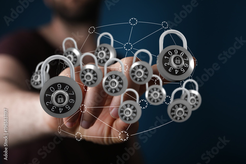 Secure digital network data...