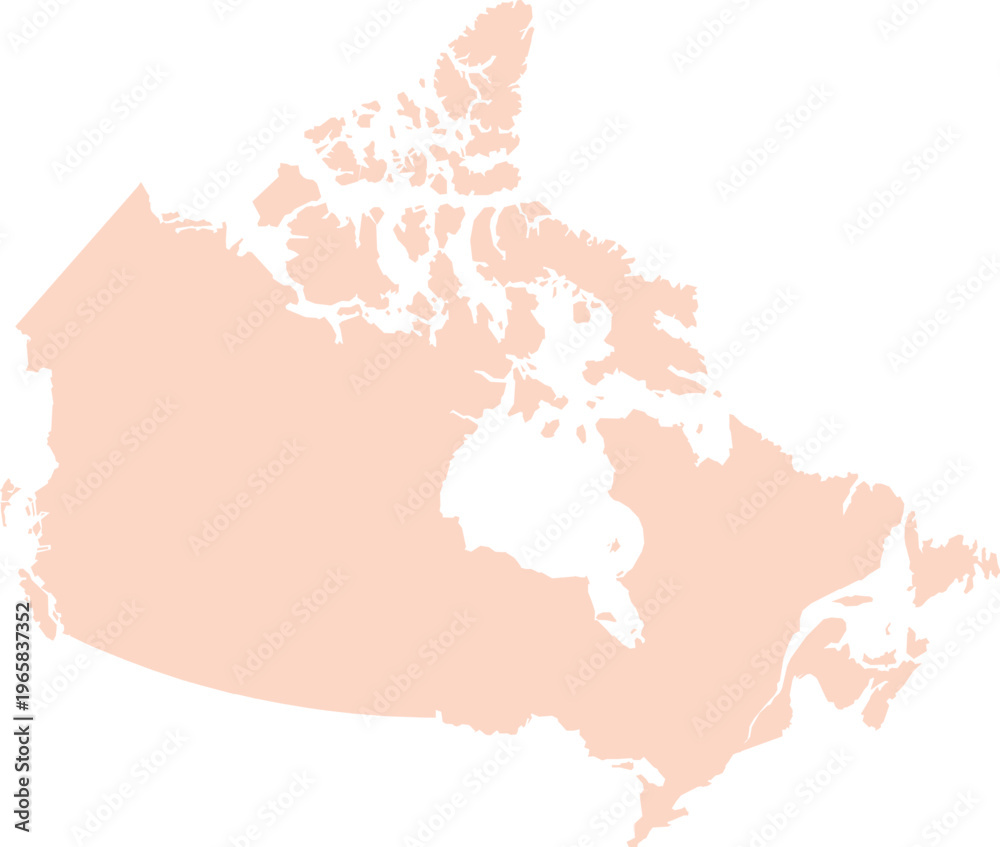 Obraz premium map of canada