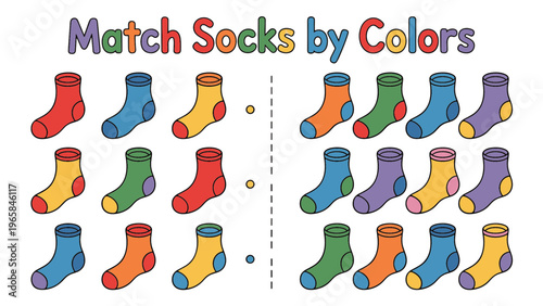 Left column  single socks, Right column  matching socks