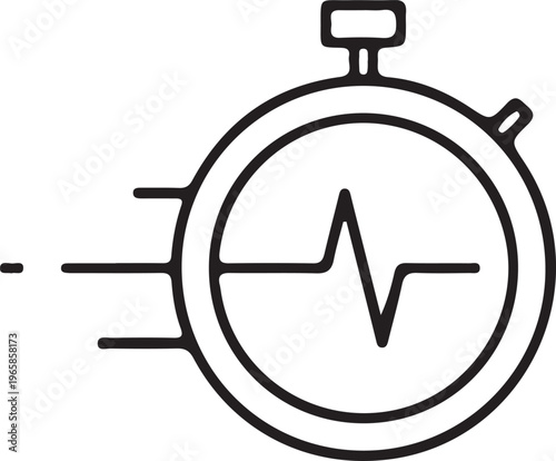 3d render and vector illustration of a compass and clock icon sign in a circle design for web business concept map target and time symbol logo