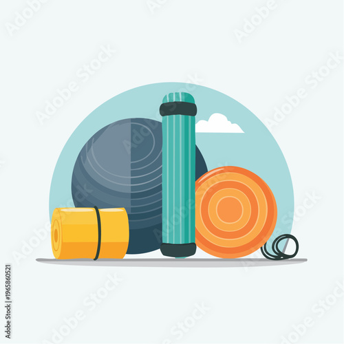 Fitness equipment for a healthy lifestyle and exercise routine