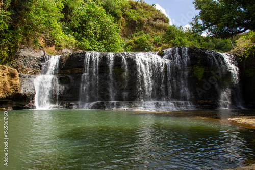 Obraz na plátně Waterfall, Guam, Mariana Islands, Micronesia, Western Pacific
