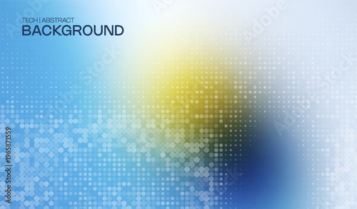 Abstract ai tech gradient background for wallpaper and graphic design with light circle pattern backdrop. Design template with halftone texture art and blur modern shape with smooth color.