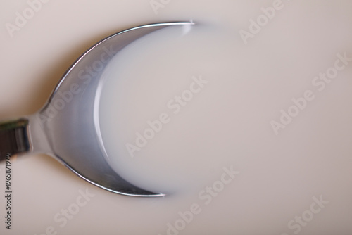 Close up photo of a spoon w...