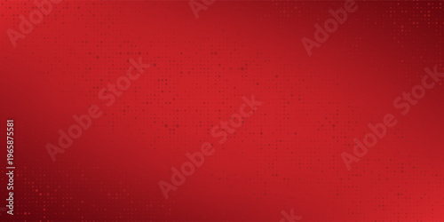 Red diagonal geometric shape with halftone. Modern fiber textured vector eps 10