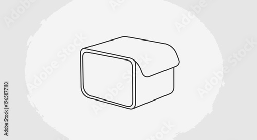 Generic compact digital action camera line art icon. Outline vector illustration of a portable video recorder for sports & adventure.