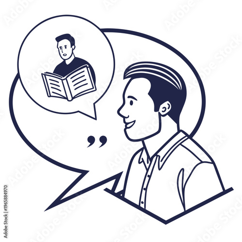Fotografía Man with slicked back hair, wearing collared shirt, smiling and looking right wh