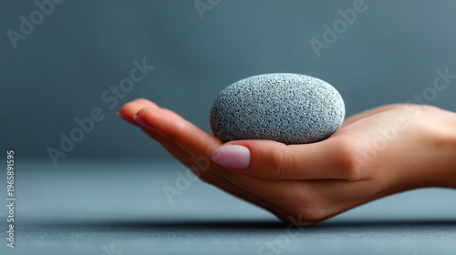 Close-Up of Human Hand Gent...