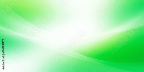 Abstract green and colorful background design featuring soft lines and motion blur with a bright glow to create a wavy nature wallpaper texture illustration