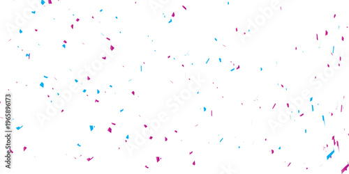 colorful confetti background with vibrant blue and red pieces scattered across a white surface  perfect for celebrations, parties,  and playfulness, making it ideal for use in various creative project