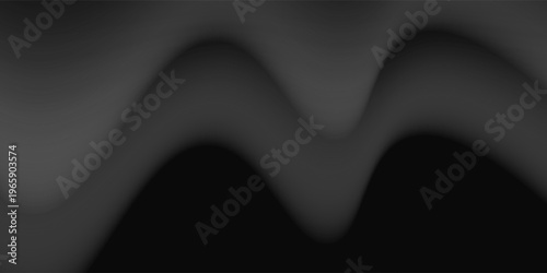 Abstract Dark Grey Mesh Gradient Wave Background